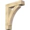Ekena Millwork Thorton Block Rough Sawn Bracket w/ Offset Brace, Douglas Fir, 8"W x 32"D x 40"H BKT0806X32X40THR05RDF - alternate 1